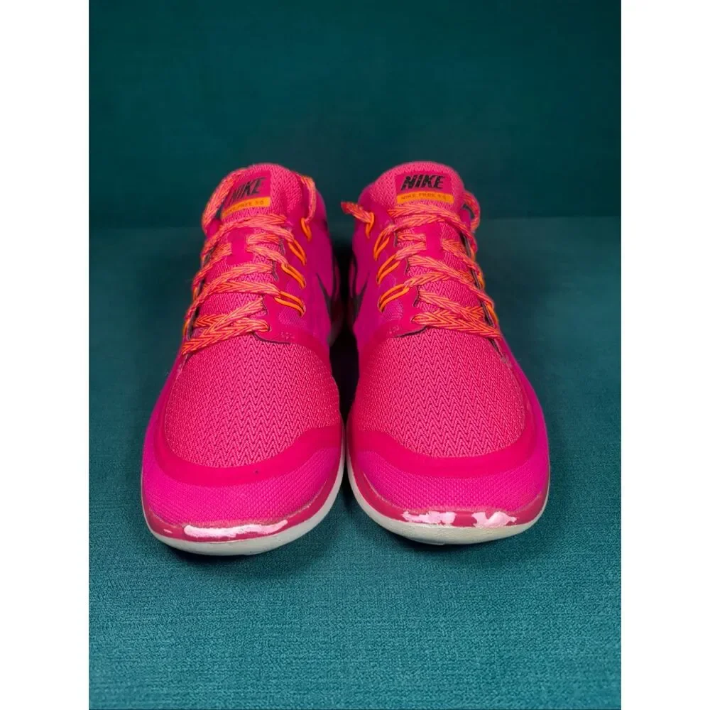 Nike Free 5.0 2015 Hot Pink Running Shoes Women’s Size 10